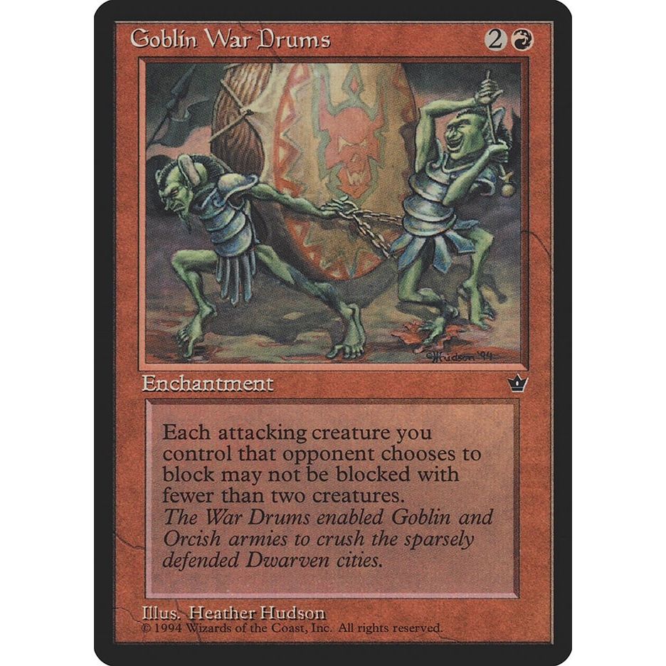 Image for Goblin War Drums (Hudson) (FEM) - Magic: The Gathering