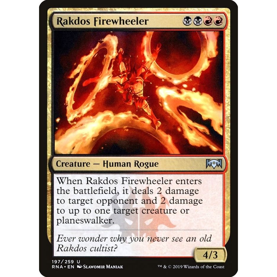 Image for Rakdos Firewheeler (197) (RNA) - Magic: The Gathering