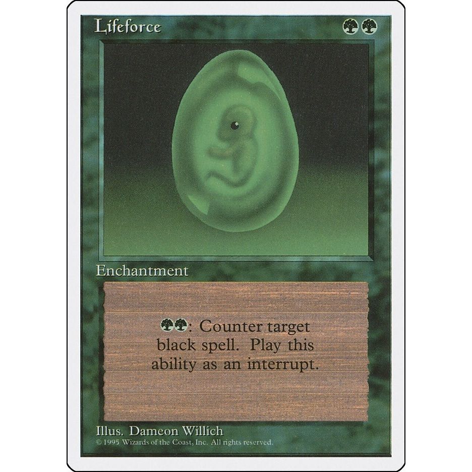 Image for Lifeforce (4ED) - Magic: The Gathering