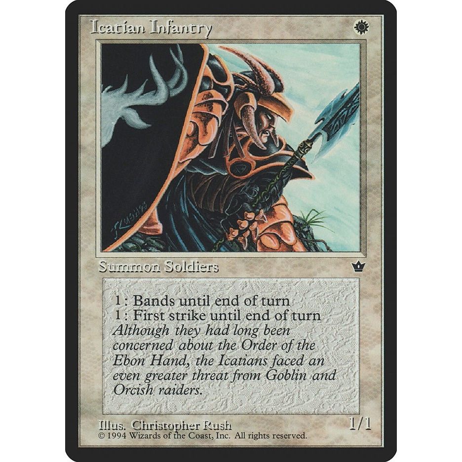 Image for Icatian Infantry (Rush) (FEM) - Magic: The Gathering