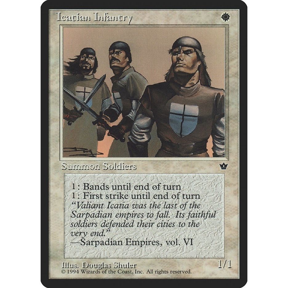 Image for Icatian Infantry (Shuler) (FEM) - Magic: The Gathering