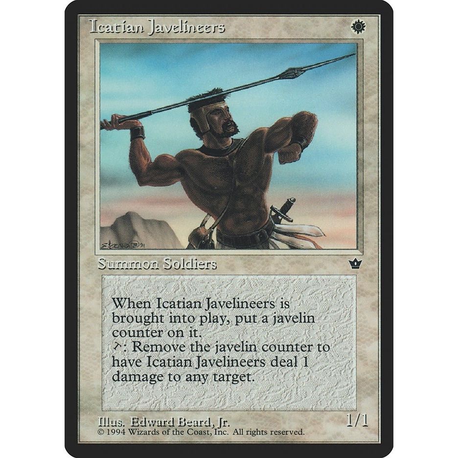 Image for Icatian Javelineers (Beard, Jr.) (FEM) - Magic: The Gathering