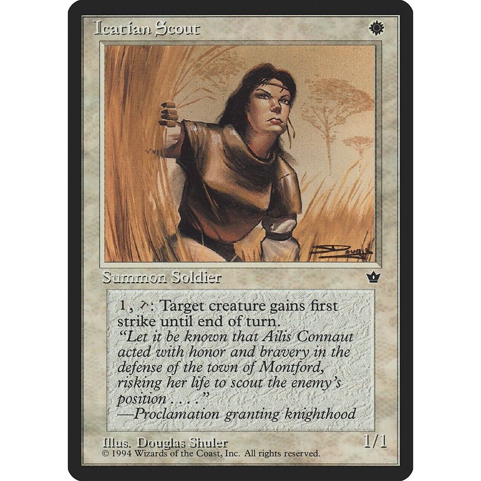 Image for Icatian Scout (Shuler) (FEM) - Magic: The Gathering