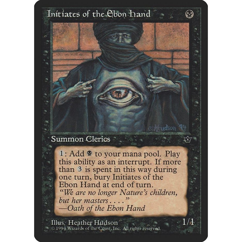 Image for Initiates of the Ebon Hand (Hudson) (FEM) - Magic: The Gathering