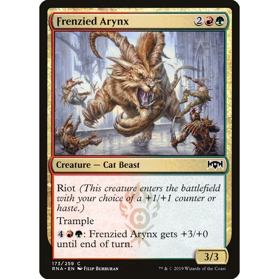 Image for Frenzied Arynx (173) (RNA) - Magic: The Gathering