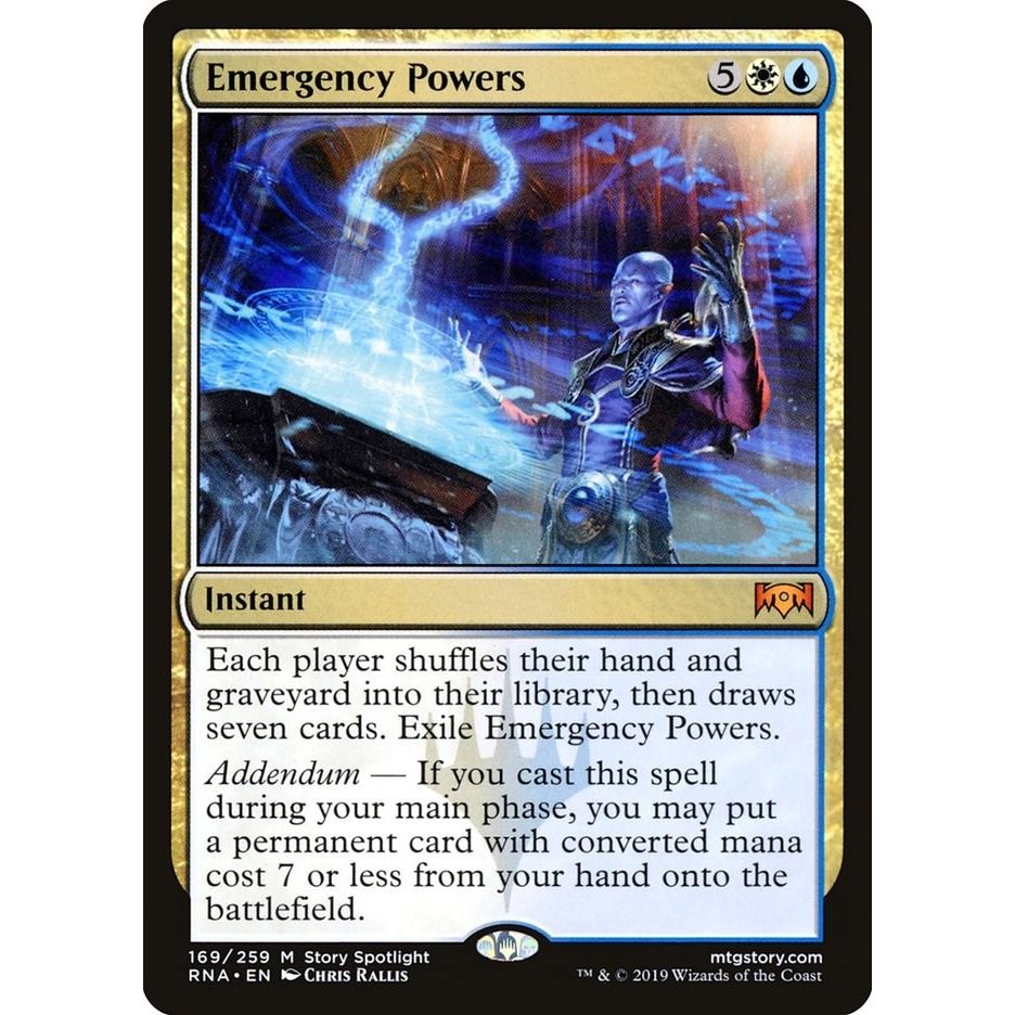 Image for Emergency Powers (169) (RNA) - Magic: The Gathering