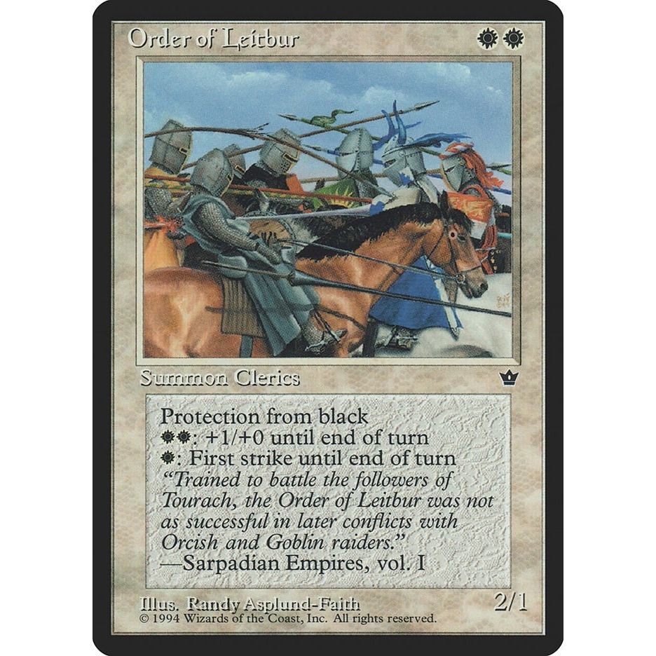 Image for Order of Leitbur (Asplund-Faith) (FEM) - Magic: The Gathering