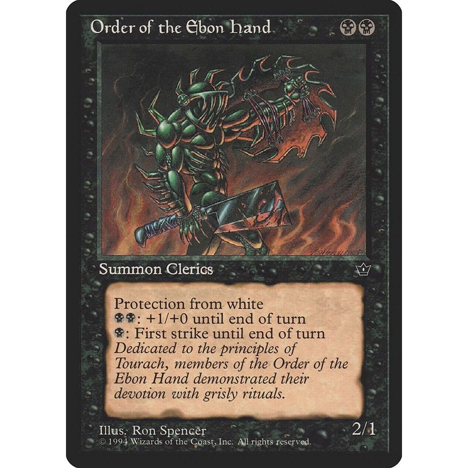 Image for Order of the Ebon Hand (Spencer) (FEM) - Magic: The Gathering