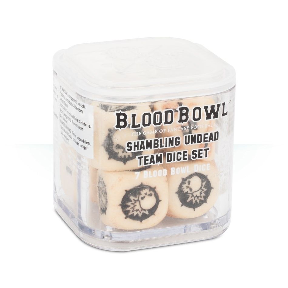 Image for Blood Bowl: Shambling Undead Team Dice Set (7-Pack) - Warhammer Game Accessories