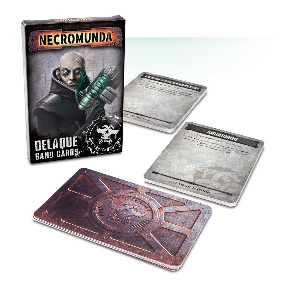 Image for Necromunda: Delaque Gang Cards - Warhammer Game Accessories