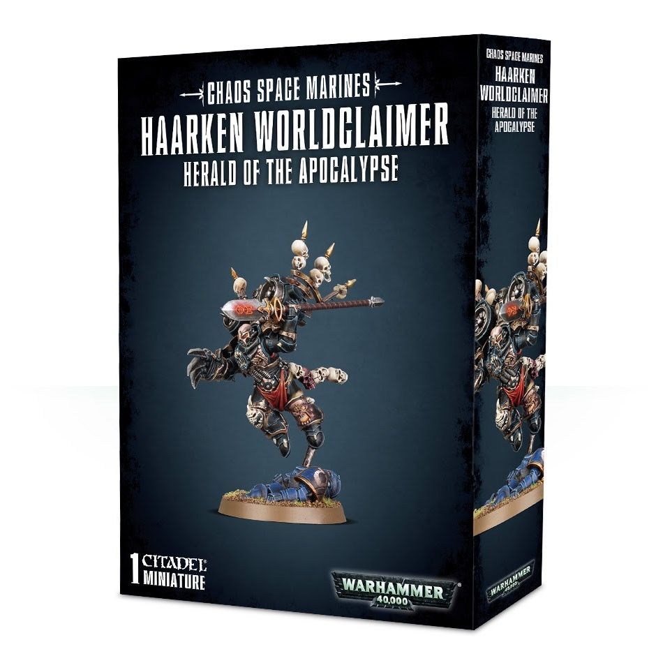 Image for Warhammer: 40K - Chaos Space Marines: Haarken Worldclaimer Herald of the Apocalypse - Warhammer Box Sets