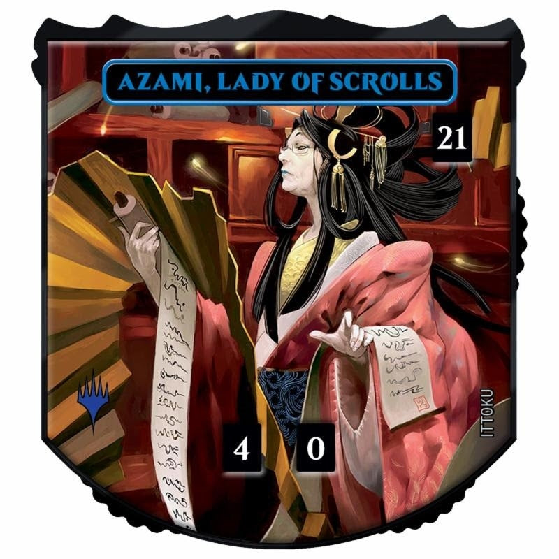 Image for Relic Tokens: Legendary Collection - Azami, Lady of Scrolls (UPT) - Life Counters