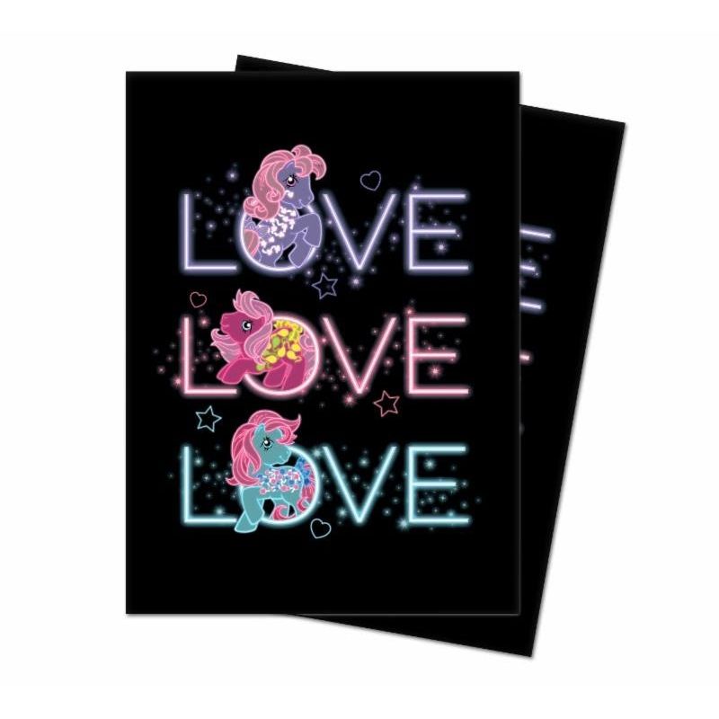 Image for My Little Pony Standard Deck Protector sleeves - Retro Neon (100-Pack) - Card Sleeves
