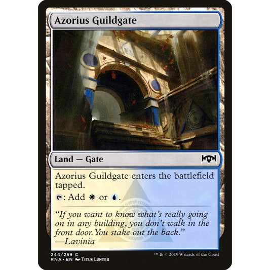 Image for Azorius Guildgate (244) (244) (RNA) - Magic: The Gathering