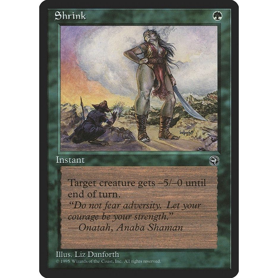 Image for Shrink [Version 2] (97) (HML) - Magic: The Gathering