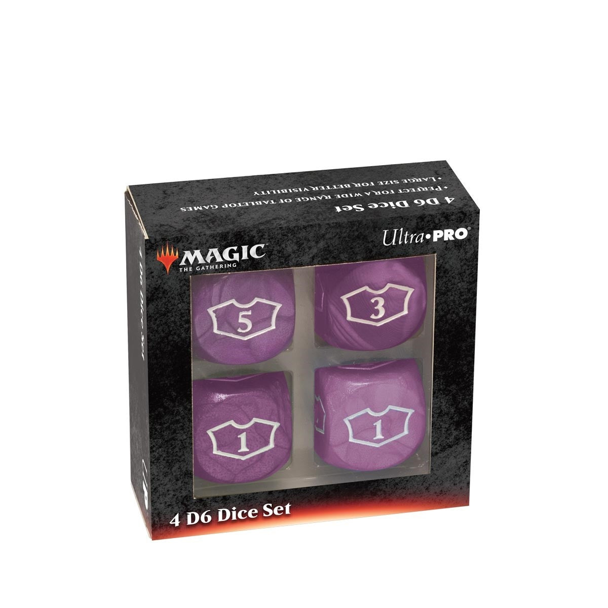 Image for Deluxe Mana Loyalty Dice for Magic - Black (22mm) - Life Counters