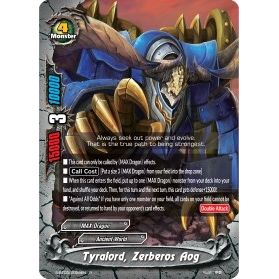 Image for Tyralord, Zerberos Aog (S-BT03/0029EN) (S-BT03) - Future Card BuddyFight