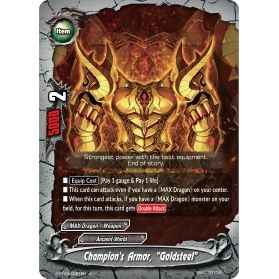 Image for Champion's Armor, "Goldsteel" (S-BT03/0061EN) (S-BT03) - Future Card BuddyFight