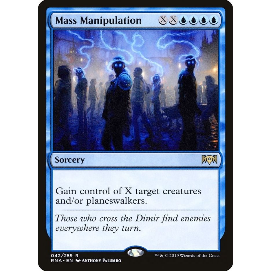 Image for Mass Manipulation (42) (RNA) - Magic: The Gathering