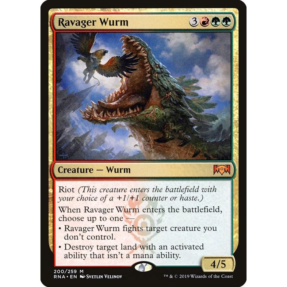 Image for Ravager Wurm (200) (RNA) - Magic: The Gathering
