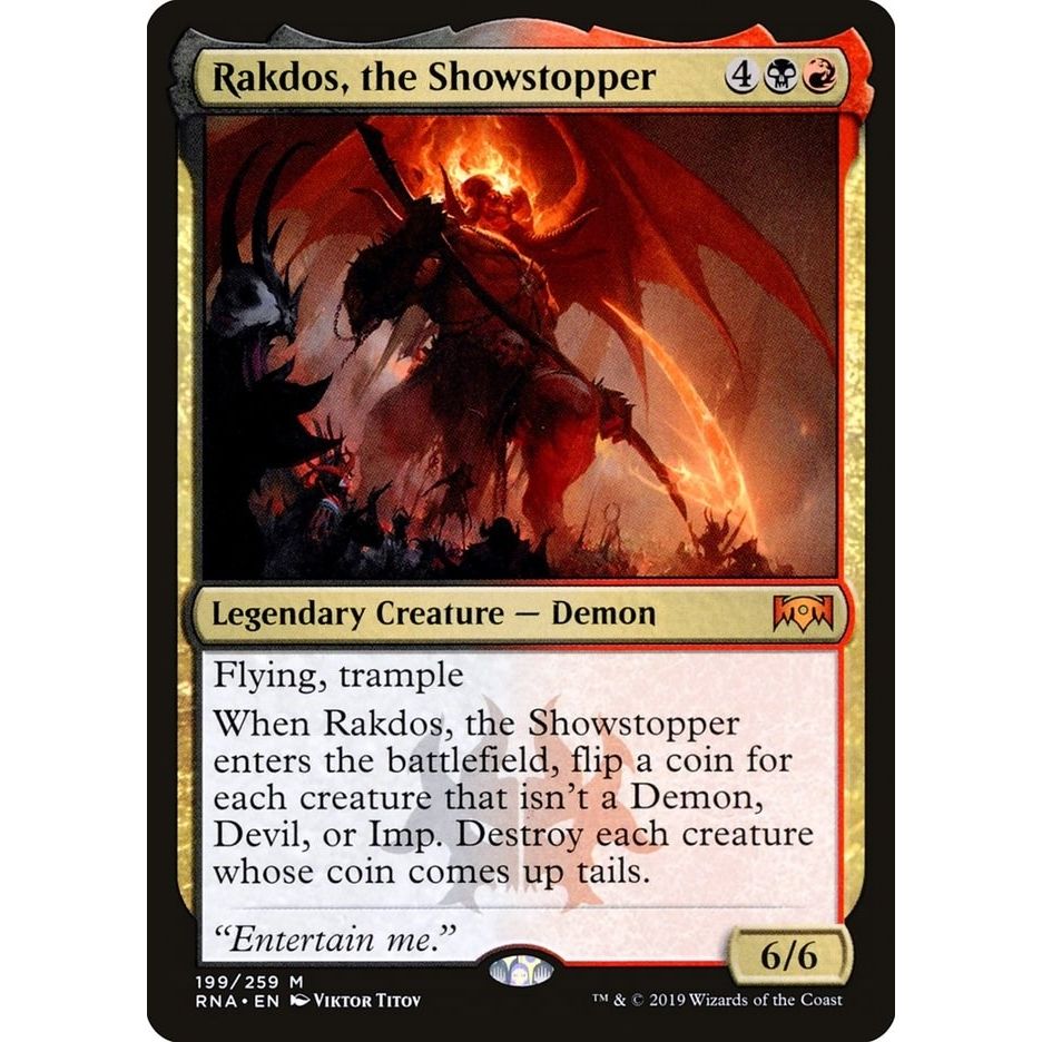 Image for Rakdos, the Showstopper (199) (RNA) - Magic: The Gathering
