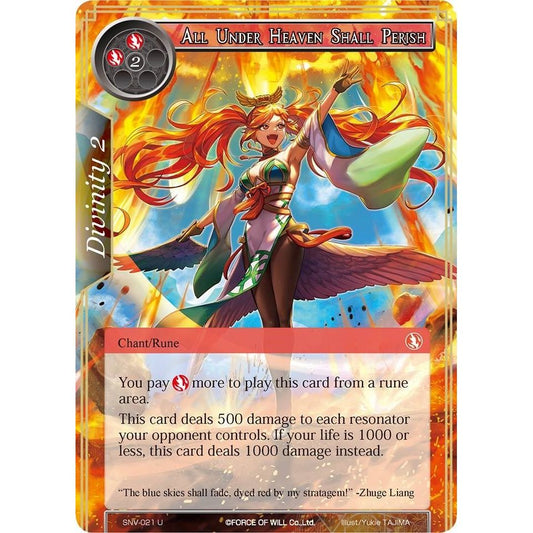 Image for All Under Heaven Shall Perish (SNV-021) (SNV) - Force of Will