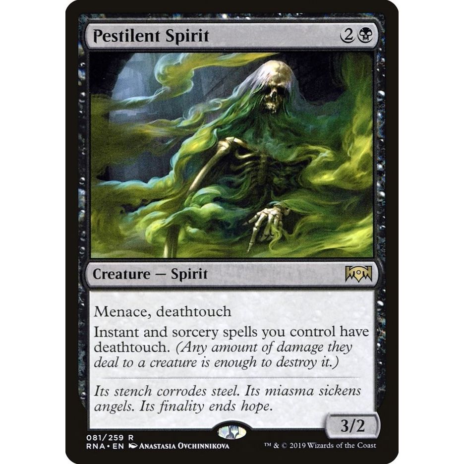 Image for Pestilent Spirit (81) (RNA) - Magic: The Gathering