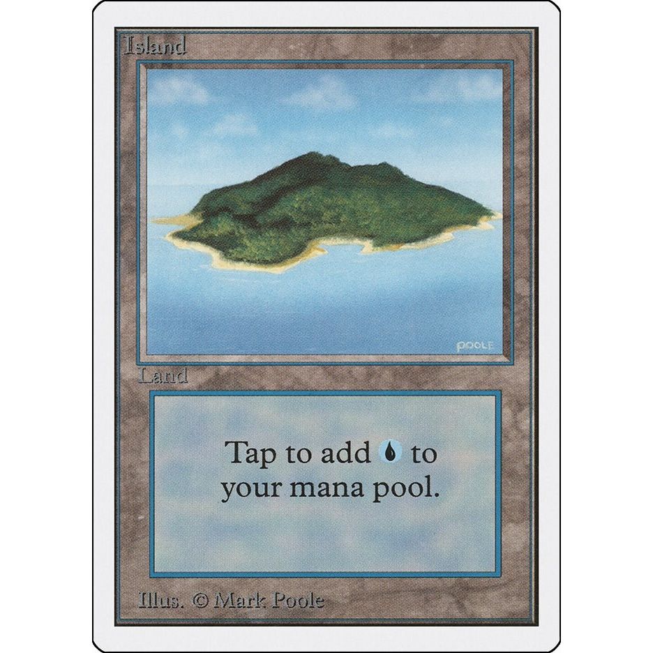 Image for Island (B) (2ED) - Magic: The Gathering
