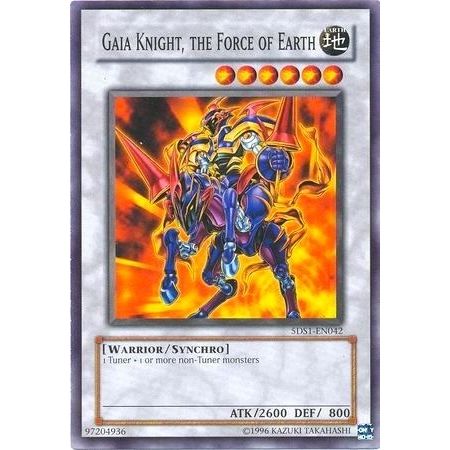 Image for Gaia Knight, the Force of Earth (5DS1-EN042) (5DS1) - YuGiOh