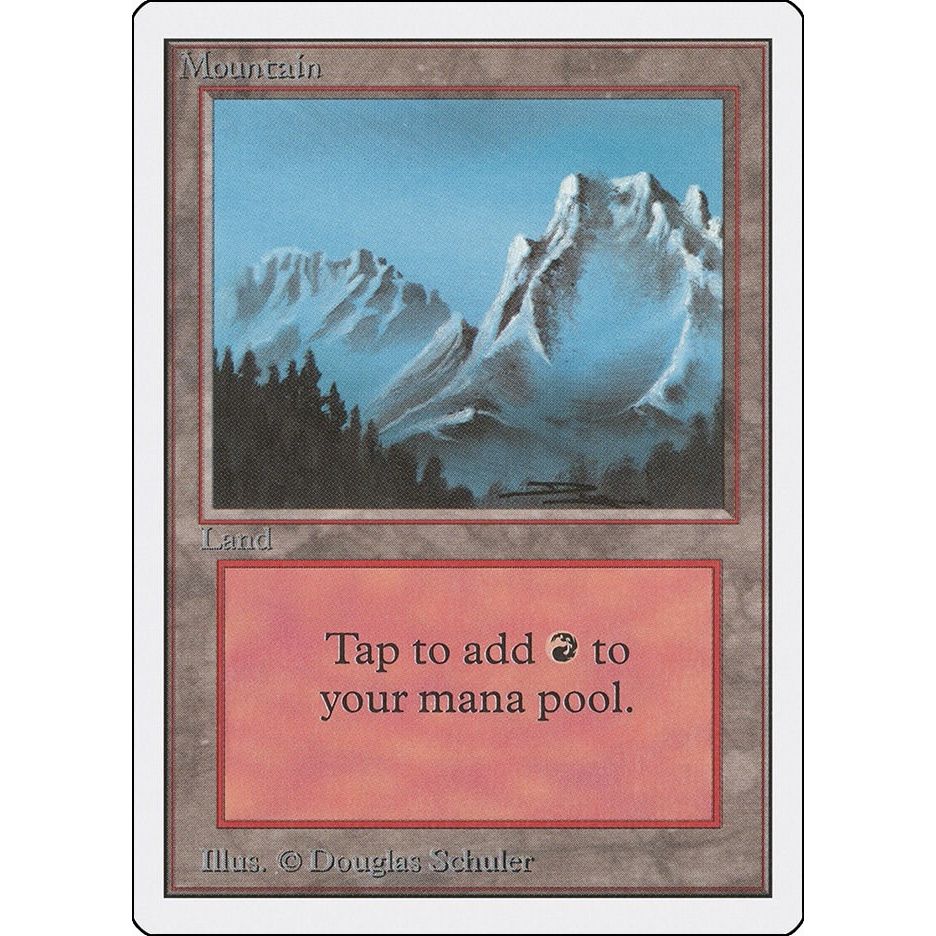 Image for Mountain (B) (2ED) - Magic: The Gathering