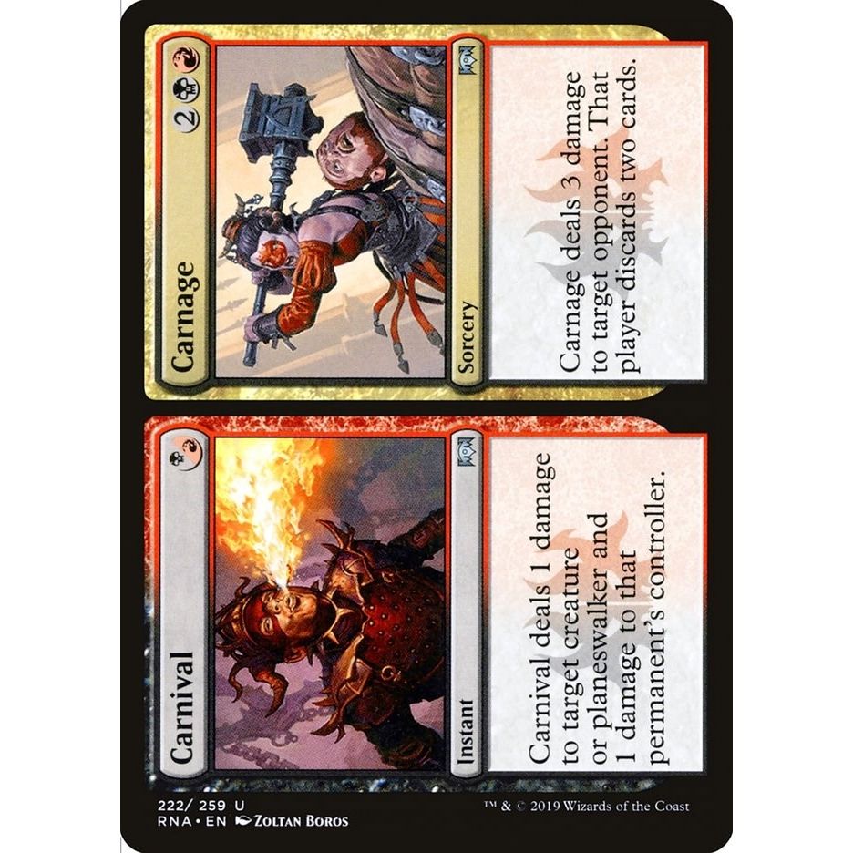 Image for Carnival // Carnage (222) (RNA) - Magic: The Gathering