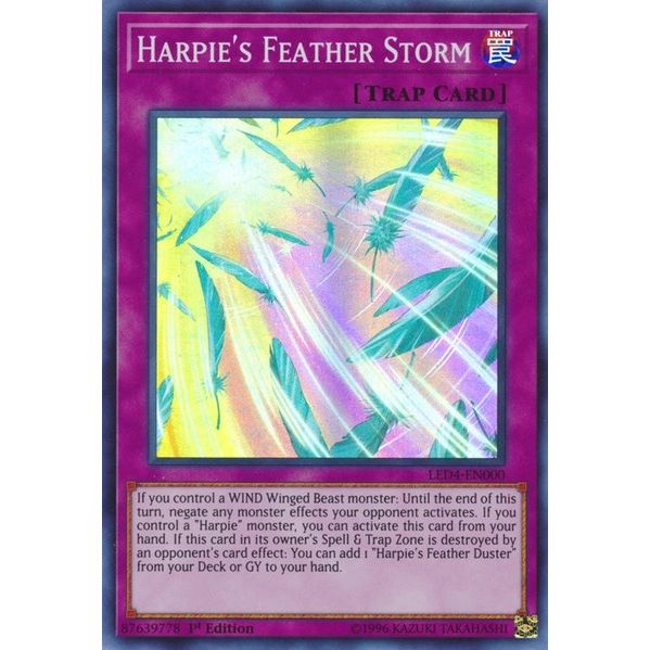 Image for Harpie's Feather Storm (LED4-EN000) (LED4) - YuGiOh
