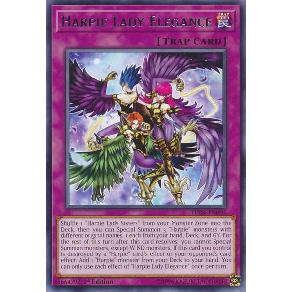Image for Harpie Lady Elegance (LED4-EN005) (LED4) - YuGiOh