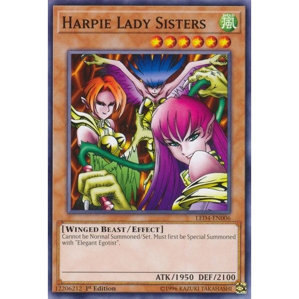 Image for Harpie Lady Sisters (LED4-EN006) (LED4) - YuGiOh