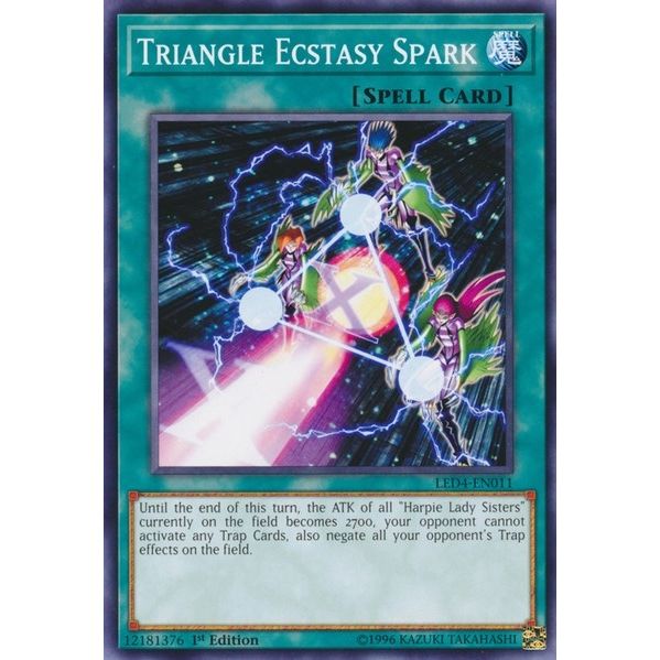 Image for Triangle Ecstasy Spark (LED4-EN011) (LED4) - YuGiOh