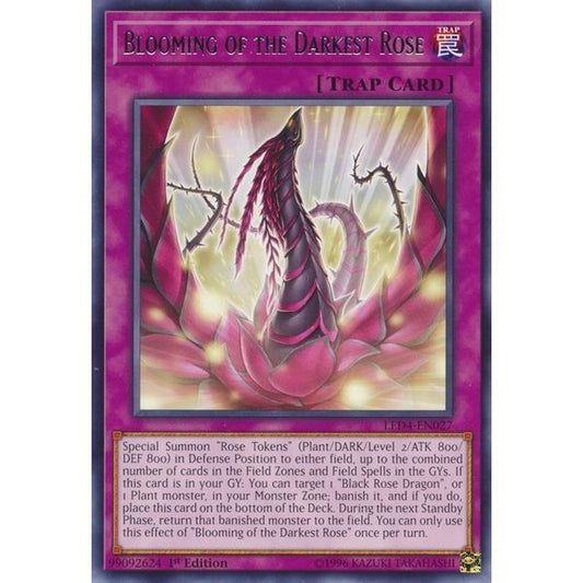 Image for Blooming of the Darkest Rose (LED4-EN027) (LED4) - YuGiOh