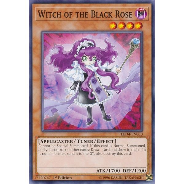Image for Witch of the Black Rose (LED4-EN030) (LED4) - YuGiOh