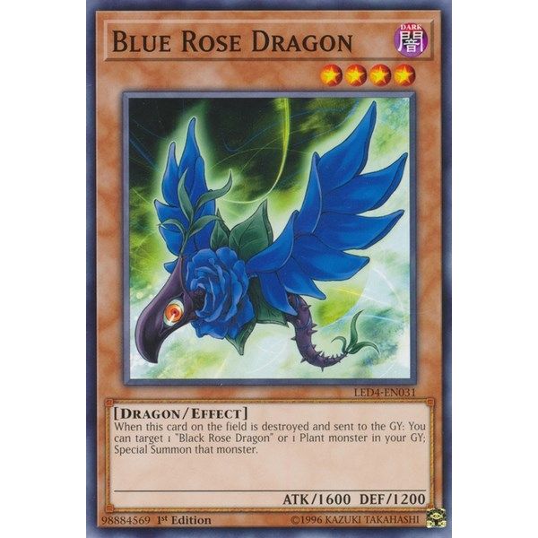 Image for Blue Rose Dragon (LED4-EN031) (LED4) - YuGiOh