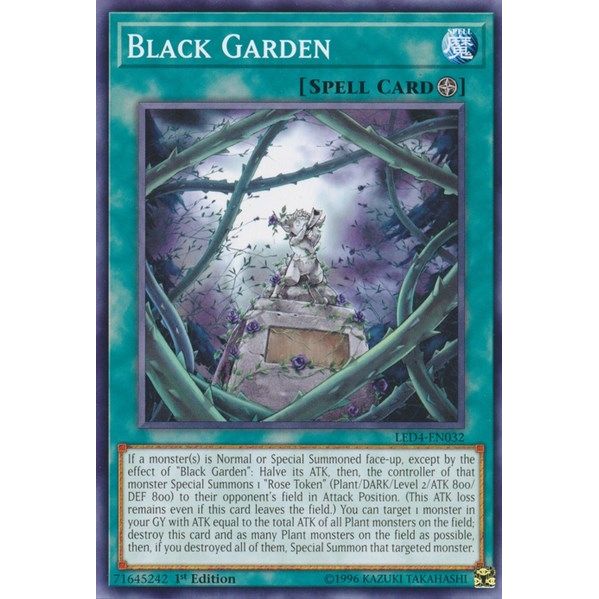 Image for Black Garden (LED4-EN032) (LED4) - YuGiOh