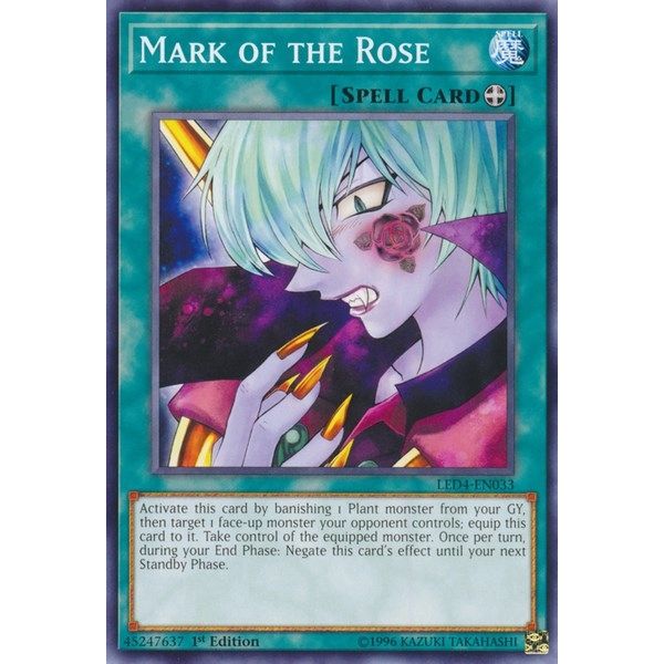 Image for Mark of the Rose (LED4-EN033) (LED4) - YuGiOh