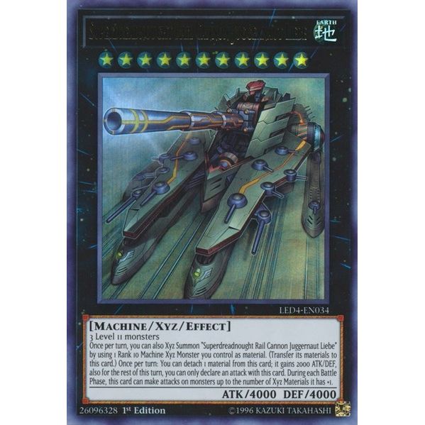 Image for Superdreadnought Rail Cannon Juggernaut Liebe (LED4-EN034) (LED4) - YuGiOh