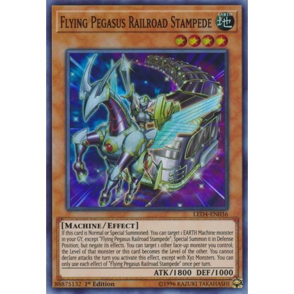 Image for Flying Pegasus Railroad Stampede (LED4-EN036) (LED4) - YuGiOh