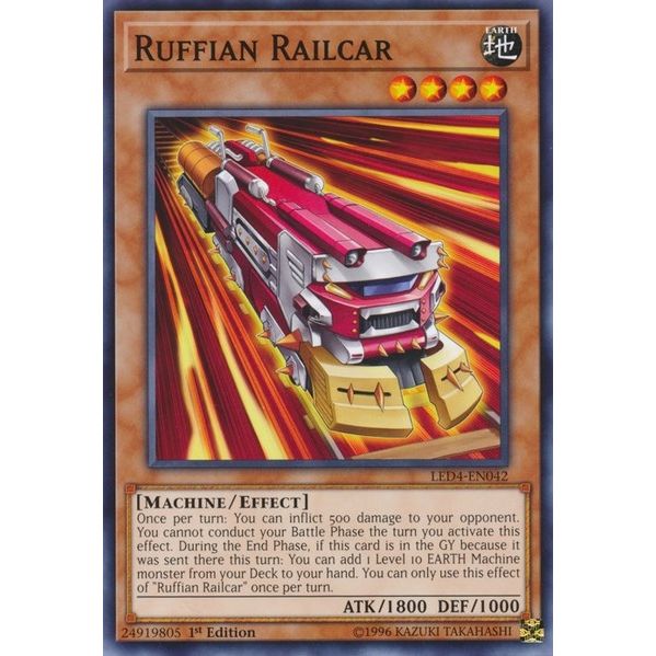Image for Ruffian Railcar (LED4-EN042) (LED4) - YuGiOh