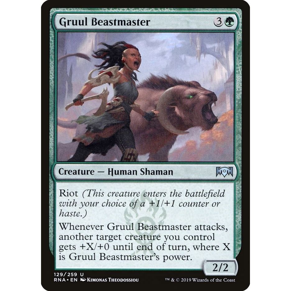Image for Gruul Beastmaster (129) (RNA) - Magic: The Gathering