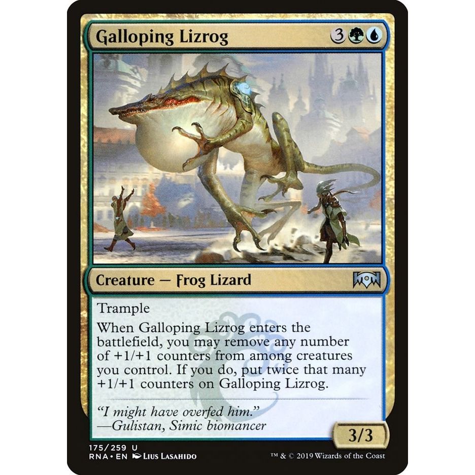Image for Galloping Lizrog (175) (RNA) - Magic: The Gathering
