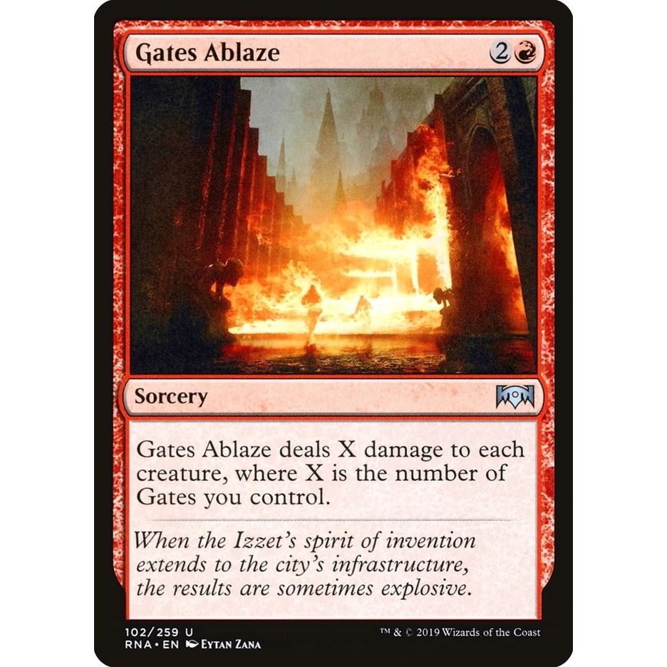 Image for Gates Ablaze (102) (RNA) - Magic: The Gathering