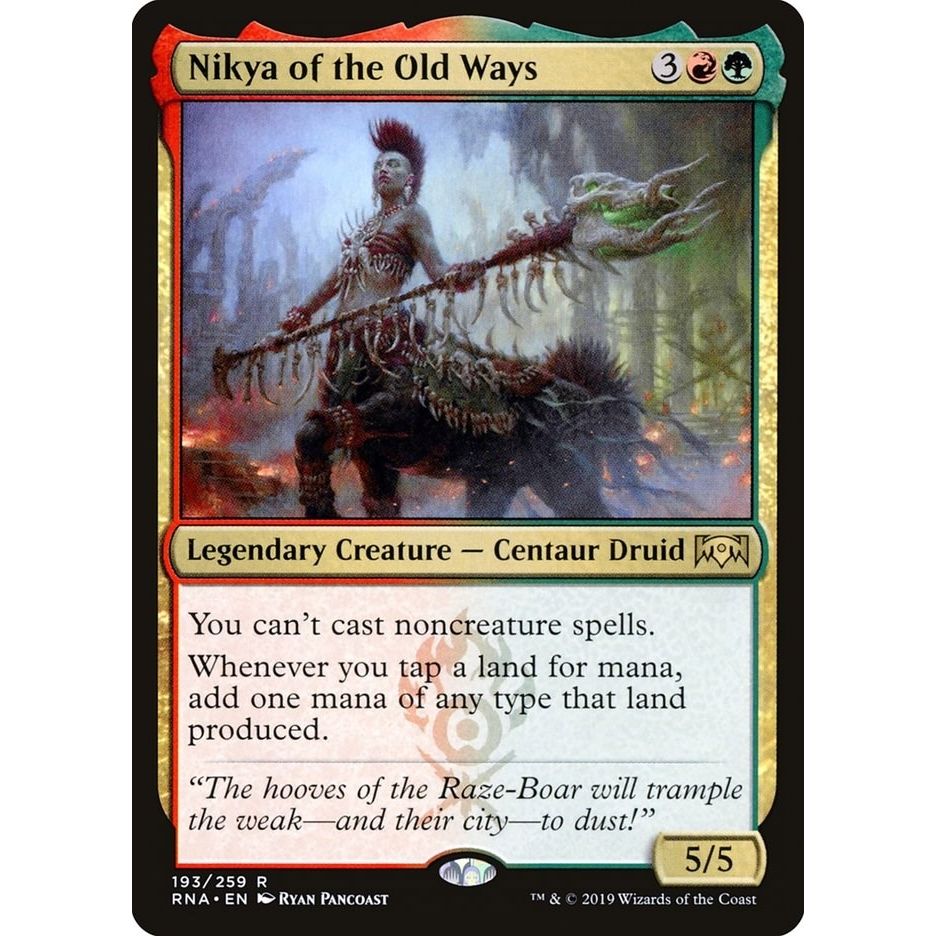 Image for Nikya of the Old Ways (193) (RNA) - Magic: The Gathering
