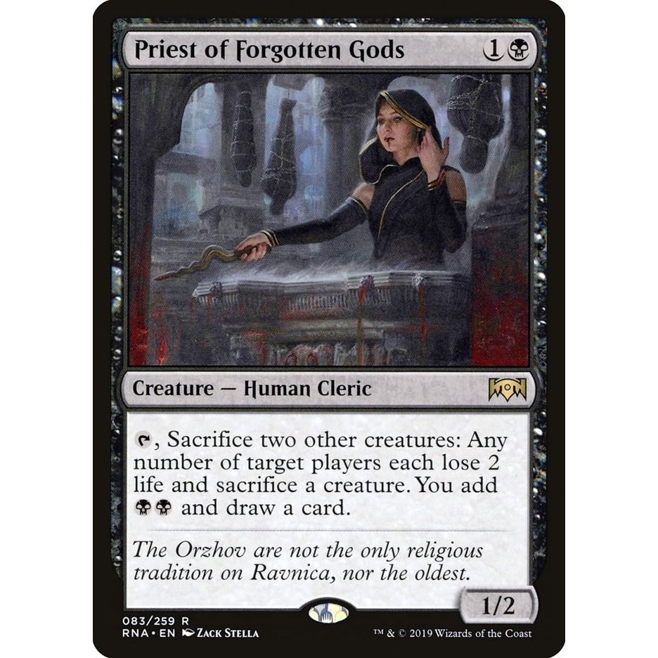 Image for Priest of Forgotten Gods (83) (RNA) - Magic: The Gathering