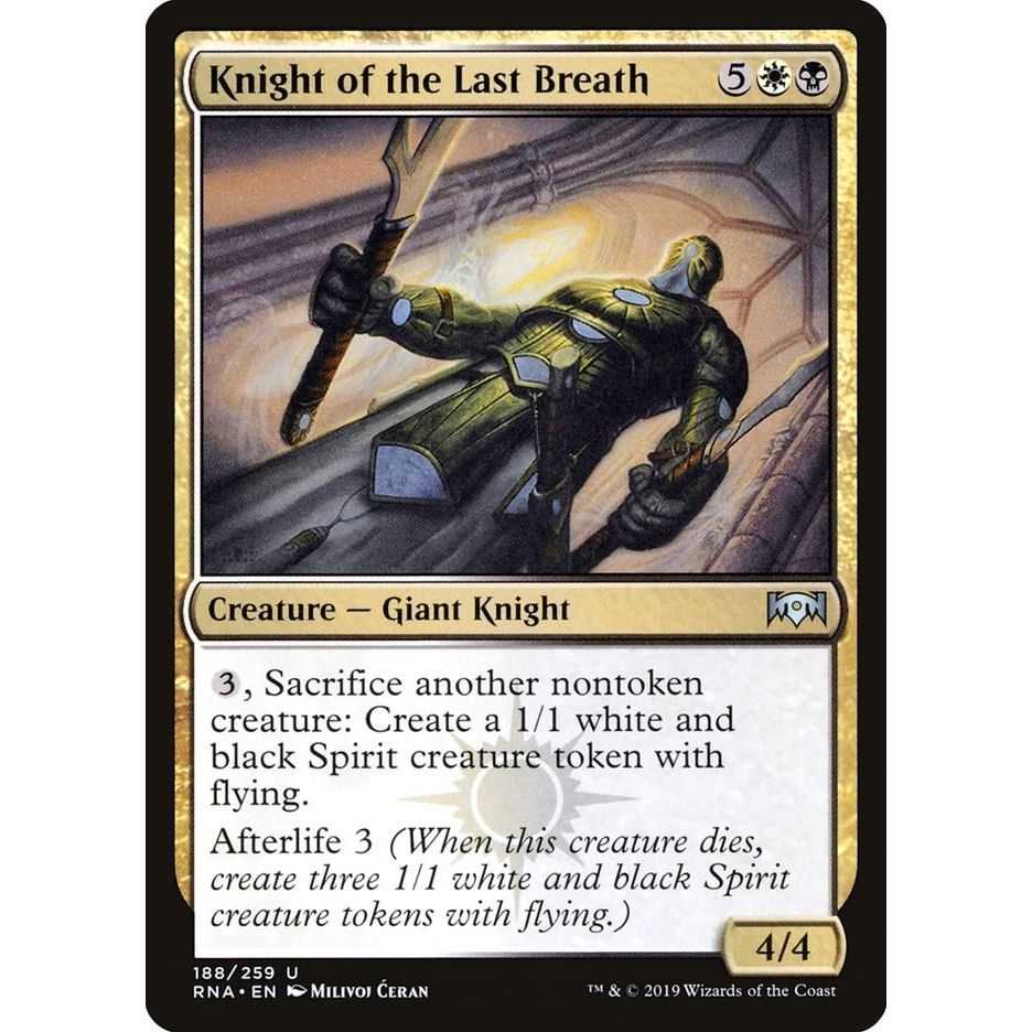 Image for Knight of the Last Breath (188) (RNA) - Magic: The Gathering