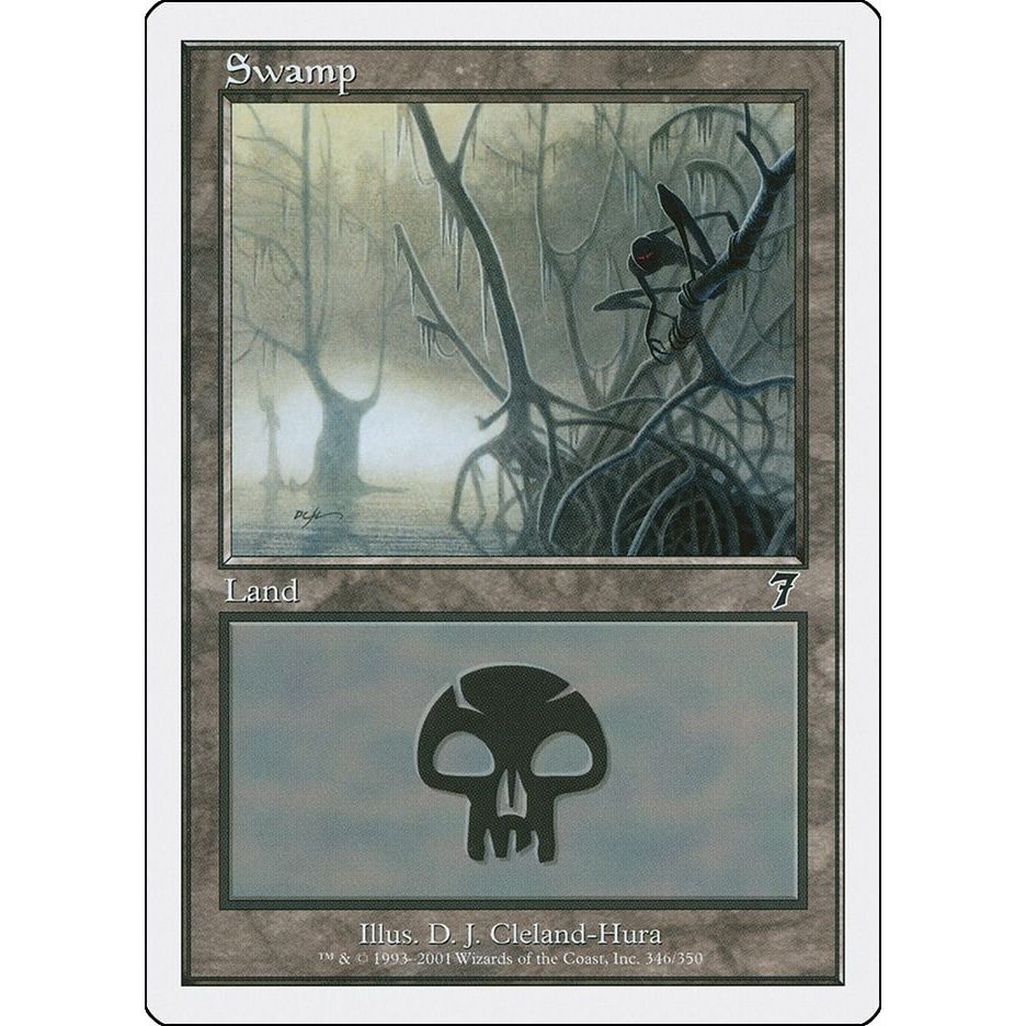 Image for Swamp (346) (346) (7ED) - Magic: The Gathering